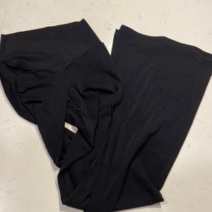 Aerie Real Me High Waisted Crossover Super Flare Legging